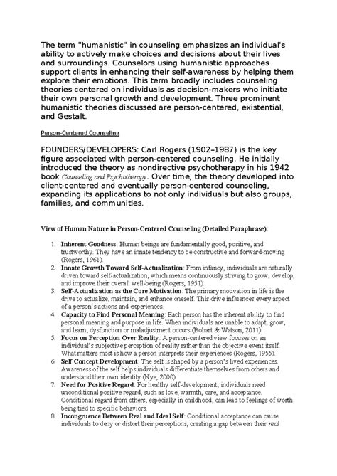 Humanistic and existential psychology - The term "humanistic" in ...