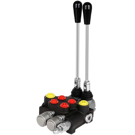 Buy GYZJ Hydraulic Flow Control Valve 2 Spool 13 GPM SAE Ports ...