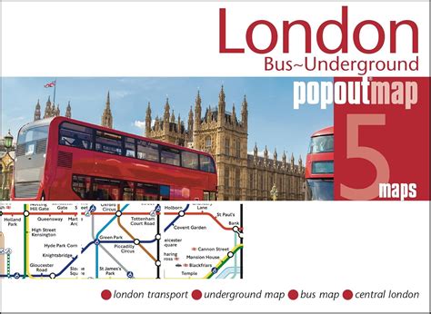 Buy London Bus and Underground PopOut Map (PopOut Maps) Book Online at ...