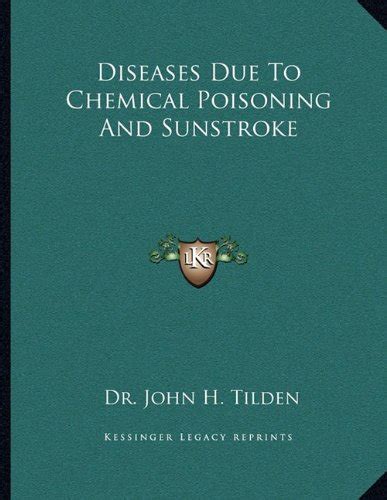 Buy Diseases Due to Chemical Poisoning and Sunstroke Book Online at Low ...