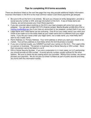 W-9 Form Instructions - Blank Fillable Template | Fill Out, Print ...