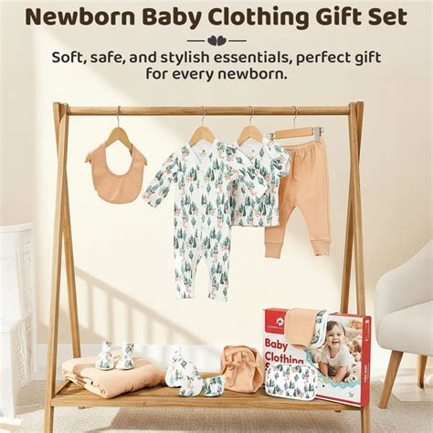 Newborn Baby Gift Set, Comfortable Clothing Set for Babies