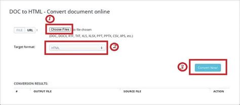 How To Convert Word Tables to HTML