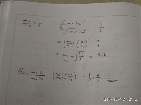 two bodies A and B having masses in the ratio 1 is to 4 have Kinetic ...