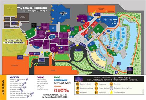 Hard Rock Hotel Property Map