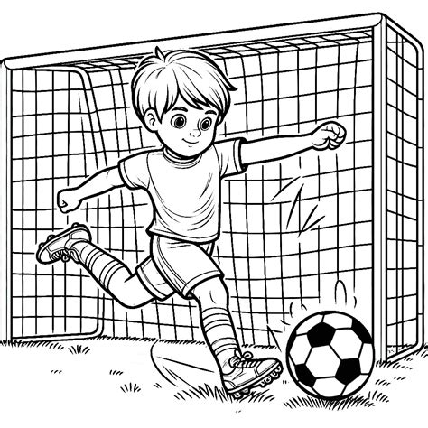 Soccer Coloring Pages