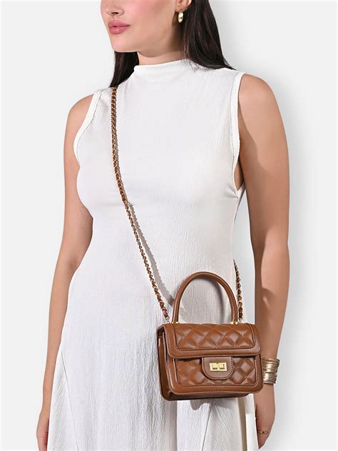 Buy Briza Flap Extra Small Satchel Bag Beige Online – Lavie World