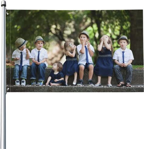 Buy Custom Flag Design Your Own Text/Logo/Photo One Side Custom Flag ...