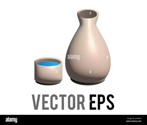 Saki bottle Stock Vector Images - Alamy