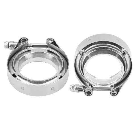 Buy Clamp Flange Kit, 2.0 Inch V-Band Clamp Flange Kit for Turbo ...
