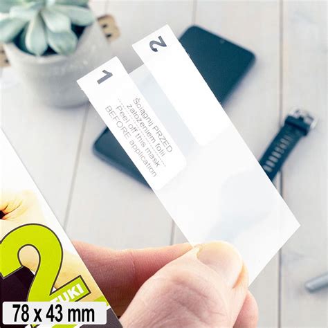 Vitu 2 Szt Folia Ochronna Na Zegarek Smartwatch 78X43 Mm 7 8 X 4 3 Cm 5 ...