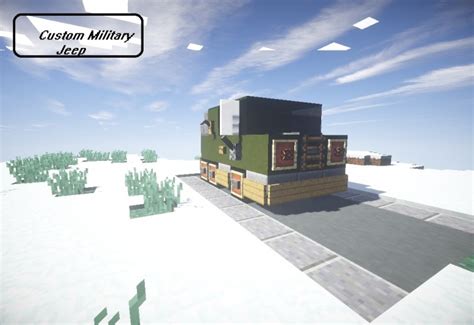 Image result for Minecraft Army Jeep Tutorial