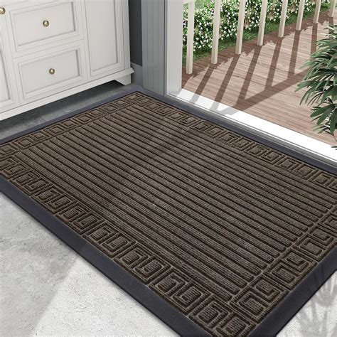 Amazon.com: Finchitty Front Door Mat Outdoor Entrance, Heavy Duty ...