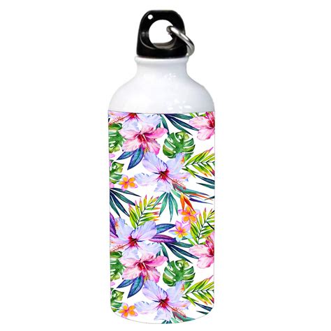 Trienterprises Designer Floral Printed Sipper Water Bottle 600 ml ...