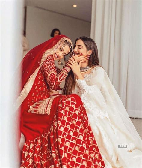 Sridevi’s onscreen daughter Sajal Ali ties the knot with beau Ahad Raza ...
