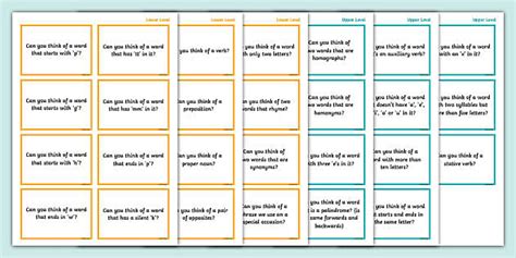 ESL Word Challenges (teacher made) - Twinkl