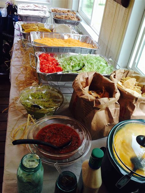 Graduation Party Taco Bar | Taco Bar Party