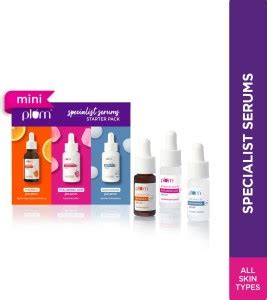 Plum Specialist Serums - Starter Pack | Set of 3 Mini Serums | Vitamin ...