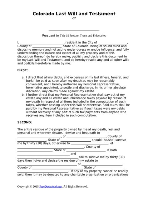 colorado-last-will-and-testament-template.docx - Colorado ... Doc ...