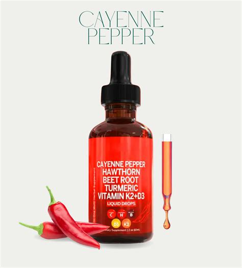 Cayenne Pepper Drops – Heart & Metabolism Support – The Green Nutrition