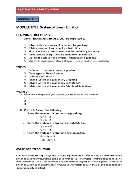 Image result for Solving Linear Equations