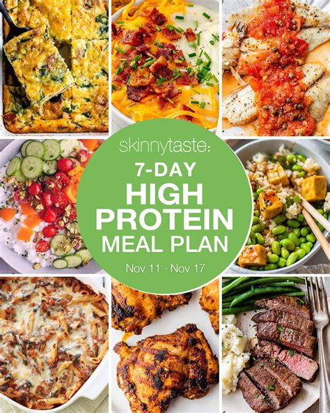 7 Day High Protein Diet Meal Plan - Tastyfactory