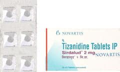 Sirdalud 2 MG Tablet (6): Uses, Side Effects, Price & Dosage | PharmEasy