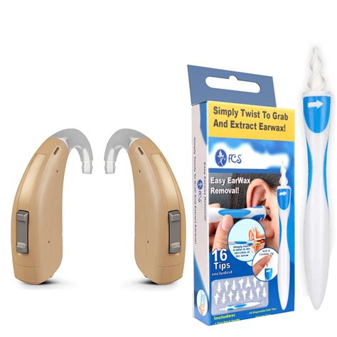 FCS Behind The Ear STF P Left and Right EAR Hearing Aid (Pair) Suitable ...