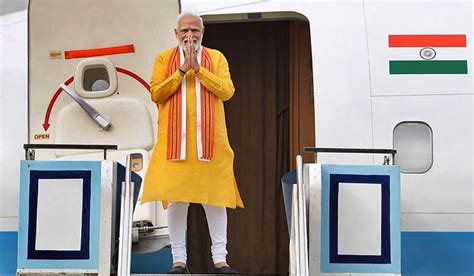 PM Modi arrives in Lumbini to hold talks with Nepalese counterpart ...