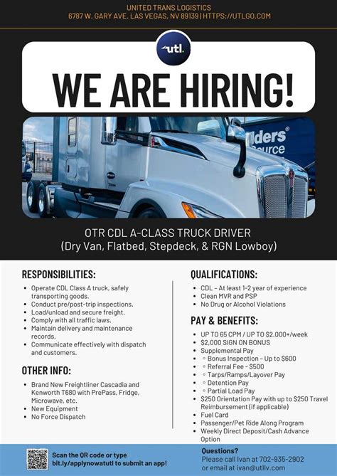 Entry #131 by milanvmartinovic for Trucking Job Offer Flyer Design ...