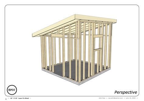 Lean To Shed Plans