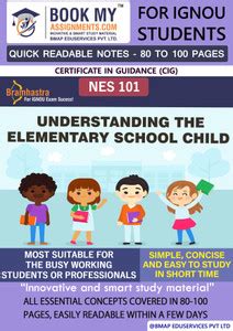 IGNOU NES 101 Understanding the Elementary School Child Study Material ...