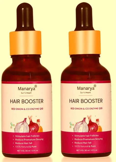 Buy Manarya Sun's Heart Natural & Pure Hair Booster Oil With Red Onion ...