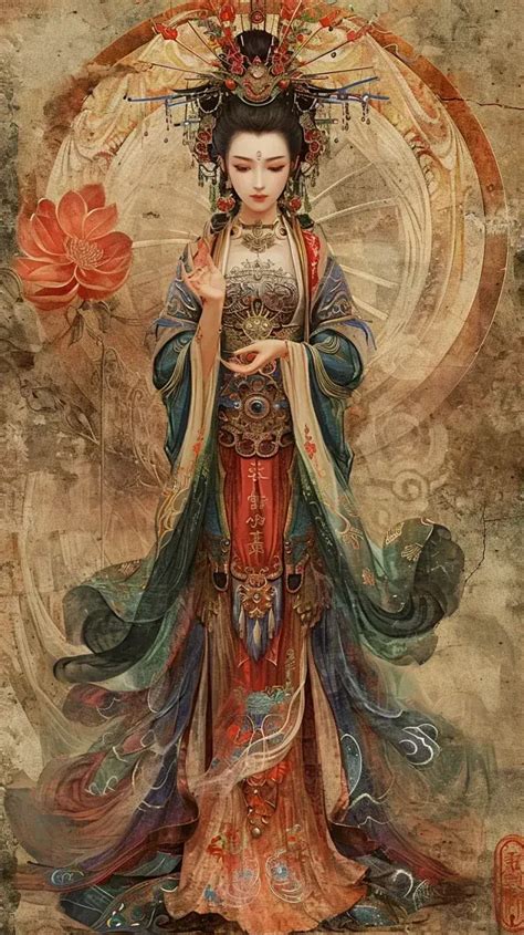 刘亦菲 Ai 敦煌 的图像结果