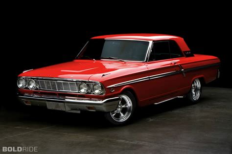 1964, Ford, Fairlane, 500, Red, Hot, Rod, Muscle, Cars, Classic Wallpapers HD / Desktop and ...