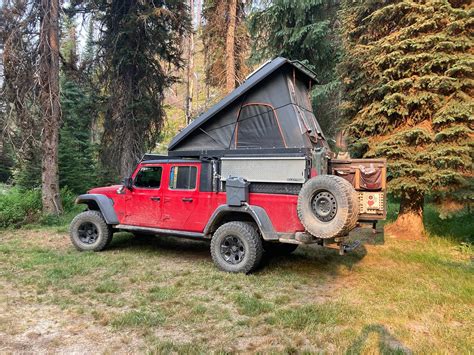 Topo Toppers Pop-up Camper Shell Installed | Jeep Gladiator (JT) News, Forum, Community ...