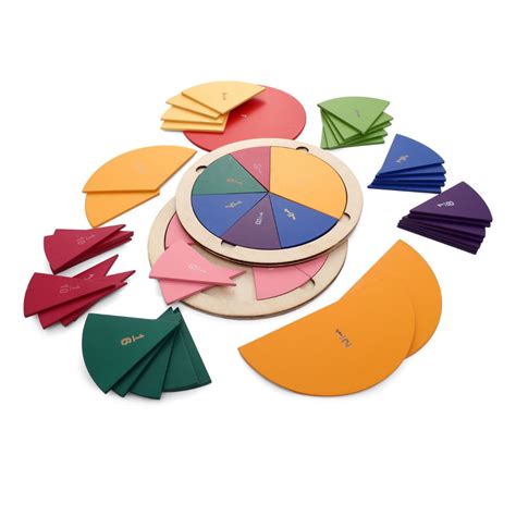 Wooden Fraction Puzzle for Kids | Montessori Toy – nestatoys