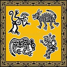indianische muster malvorlagen set alte indianische muster tiere vektor abbildung indianische muster malvorlagen set alte indianische muster tiere vektor abbildung