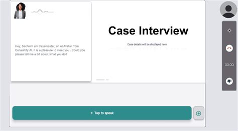 Instant mock case interviews with AI