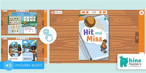 Reading Book Level 2 Phonics | Hit and Miss | Reading Scheme