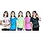 Buy NIVIK Printed, Cotton Tops & T-Shirts. Combo of 5 Tops for Women ...