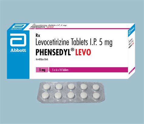 Phensedyl Levo Tablets (10Tabs) (Levocetirizine Tablets 5mg) by Abbott ...
