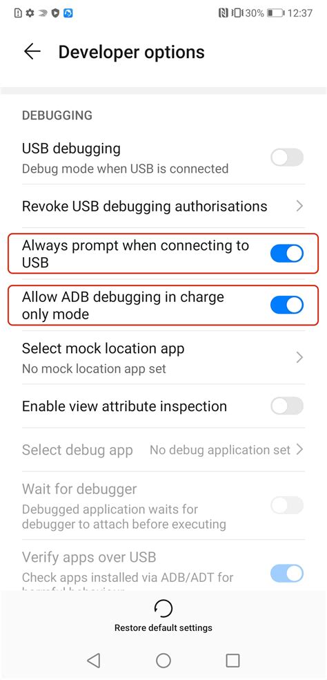 Image result for USB Debugging UI