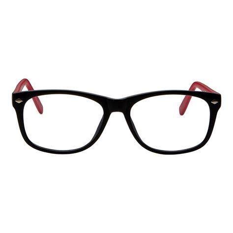 Blue Shield (Zero Power) Computer Glasses : Full Rim Almond Black ...