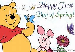 Image result for Winnie the Pooh Spring Cartoon