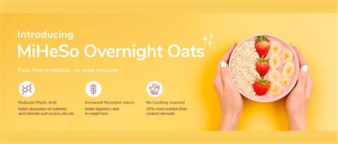 Overnight oats samples – MiHeSo