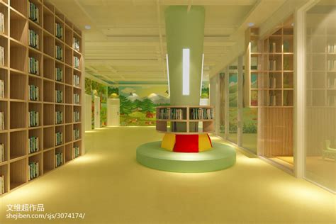 10万元教育机构850平米装修案例_效果图 - 商洛秦汉墨香儿童书屋 - 设计本