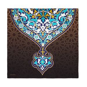 Green Tomb Satin Silk Pocket Square Model 04 | Ipekevi