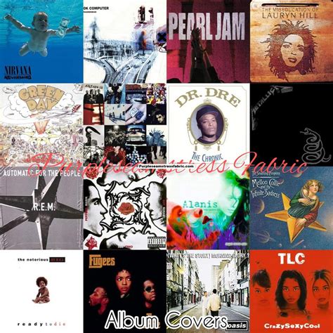 Album Covers – Fabric – Purpleseamstress Fabric