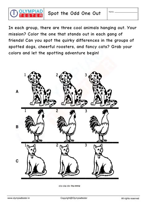 Kindergarten Logical Reasoning - 250 Printable Worksheets | Olympiad tester